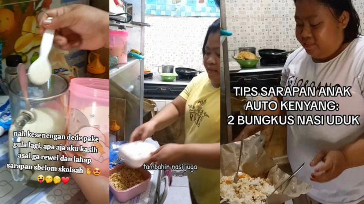 Viral di TikTok Seorang Ibu Berikan Sarapan Makanan Tinggi Karbohidrat, Ini Dampaknya untuk Anak