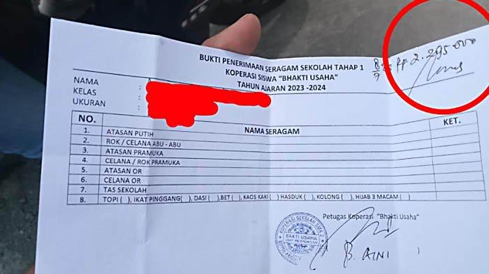 Wali Murid SMA di Tulungagung Keluhkan Mahalnya Harga Seragam Siswa Baru