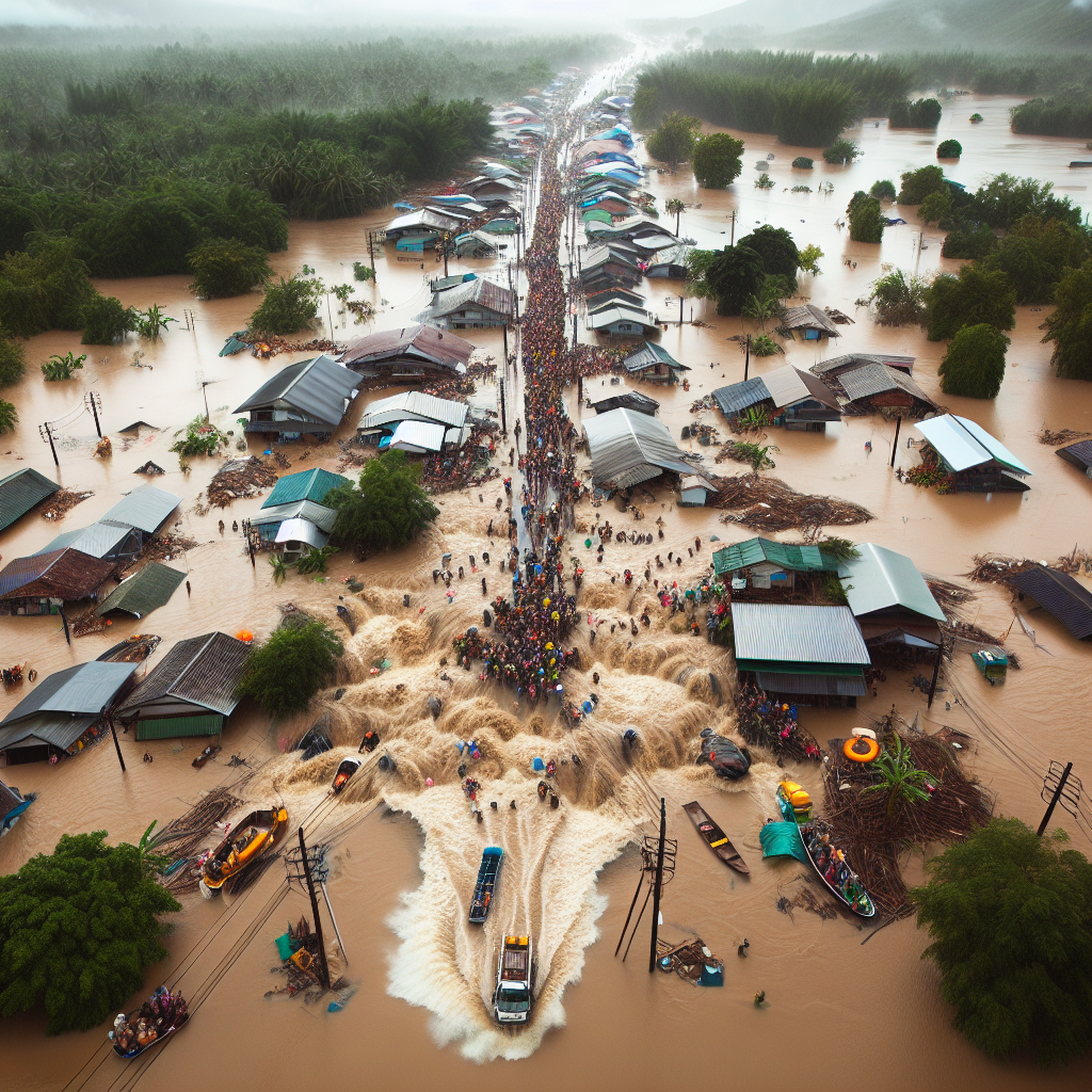 Banjir Besar di Thailand  29 Korban Tewas dan 30 Ribu Pengungsi Terpaksa Mengungsi